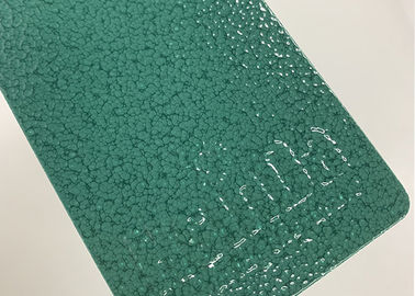 Het groene Thermoset van de Hamertextuur Metaalpoeder bedekte Epoxypolyesterverf met een laag