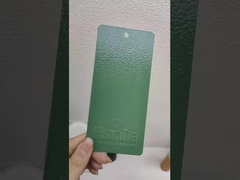 Hoogduurzame rimpelvrije groene poedercoating voor het bedekken van gebreken en onvolkomenheden