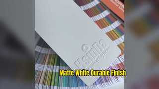 RAL 9003 Witte Matte Poedercoating Duurzame Afwerking