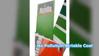 Eco-rimpelpoedercoat Geen vervuiling