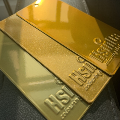 Het Poederverf die van de Hsinda Gouden Metaalkleur UV Bestand met een laag bedekken