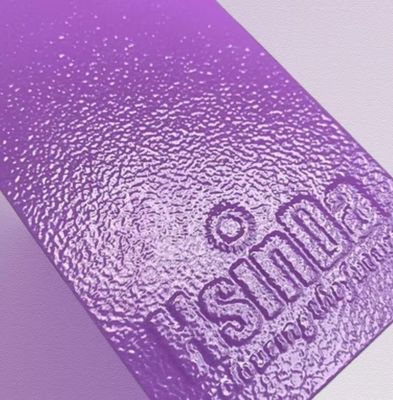Warmtebestendige, rimpelvrije, paarse epoxy polyesterpoedercoating met rimpeltekst voor industriële en meubeltoepassingen