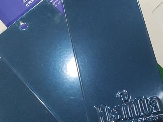 UV-bestendige blauwe metalen poedercoating voor auto-onderdelen met epoxy polyester afwerking