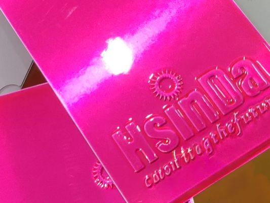 Hoge helderheid Thermosetting Candy Pink Powder Coating voor decoratieve accenten
