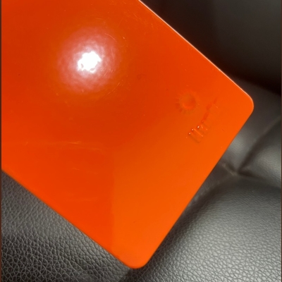 Oranje kleur chemisch bestand, elektrostatisch poedercoating voor fietssportapparatuur