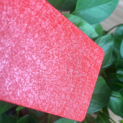 State Powder Coating Ral3020 Red Lizard Skin Alligator Finish UV Elektrostatisch Voor 1000 uur Vochtigheid Industrieel Metaal