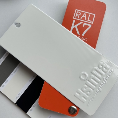 RAL 9010 Zuivere witte gladde glanzende elektrostatische poedercoatingverf voor plaat