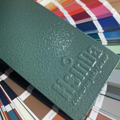 8-10 Jaar Outdoor Super Duurzaam Groen Hamer Tone RAL6005 Epoxy Polyester Powder Coating Spray Paint Metal Coat voor het postkantoor