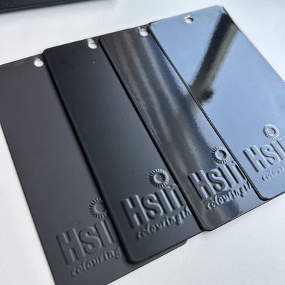 Aangepaste RAL9005 zwarte elektrostatische poedercoating met glanzende matte afwerking en 180-200 ℃ uitharding