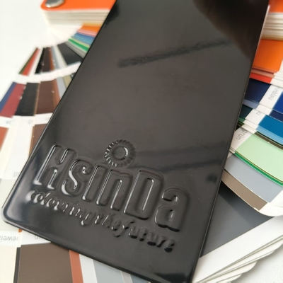 Chemisch bestendige Ral 9005 90-100% glanzend zwarte poedercoating elektrostatische coating voor het spuiten van veren