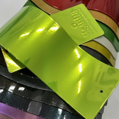 Chrome Golden Green Red Illusion Color Solid Polyester resin powder coating paint