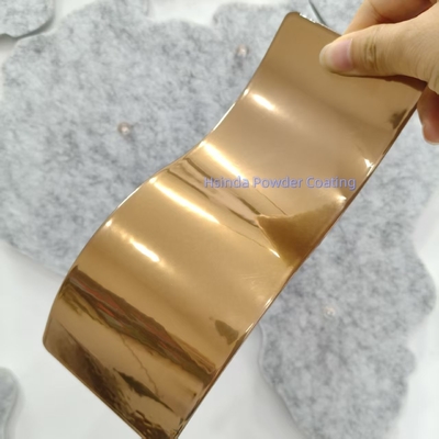 Hsinda Koper Messing Illusie Chroom Poedercoating Verf Brons Elektrostatische Polyester Poedercoating voor Metalen