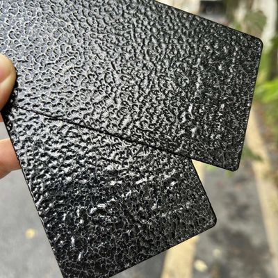 Zwart zilveren poedercoating met hamer textuur voor elektrostatische sproei toepassingen in aanpassing kleur, corrosiebestendig en UV-bestendige