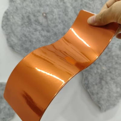 Dubbele laag snoepkleur Oranje Chroom Polyester metallic poedercoating poederverf