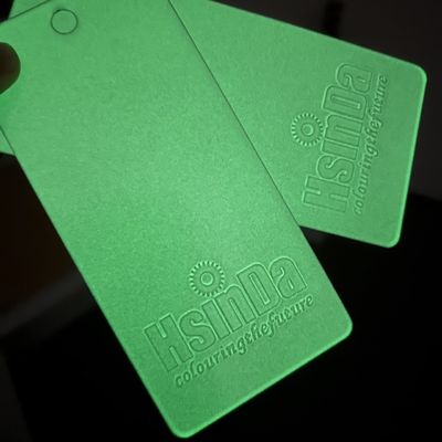 Geen vervuiling chroom poedercoating, Gladde textuur glow-in-the-dark poedercoating